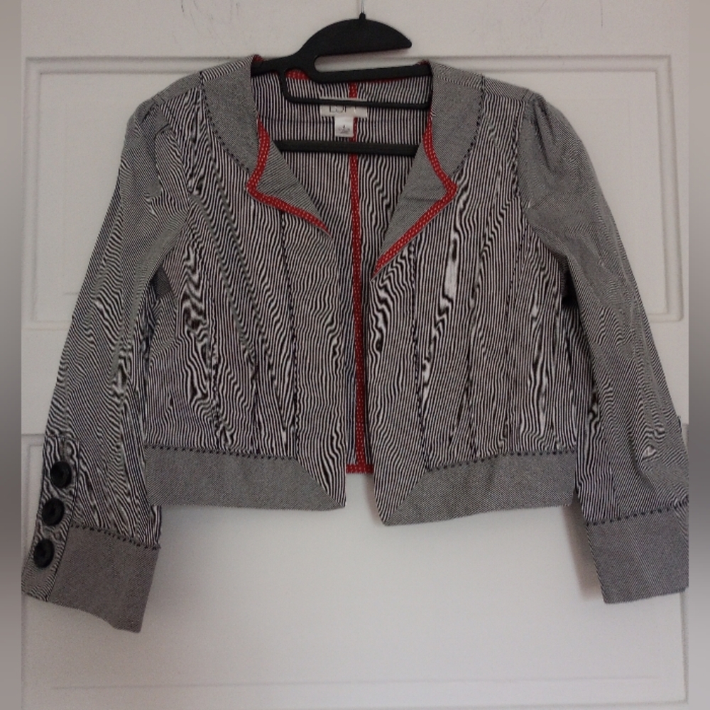LOFT fine striped jacket